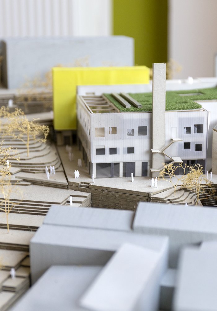 Ein Modell des BOB CAMPUS.