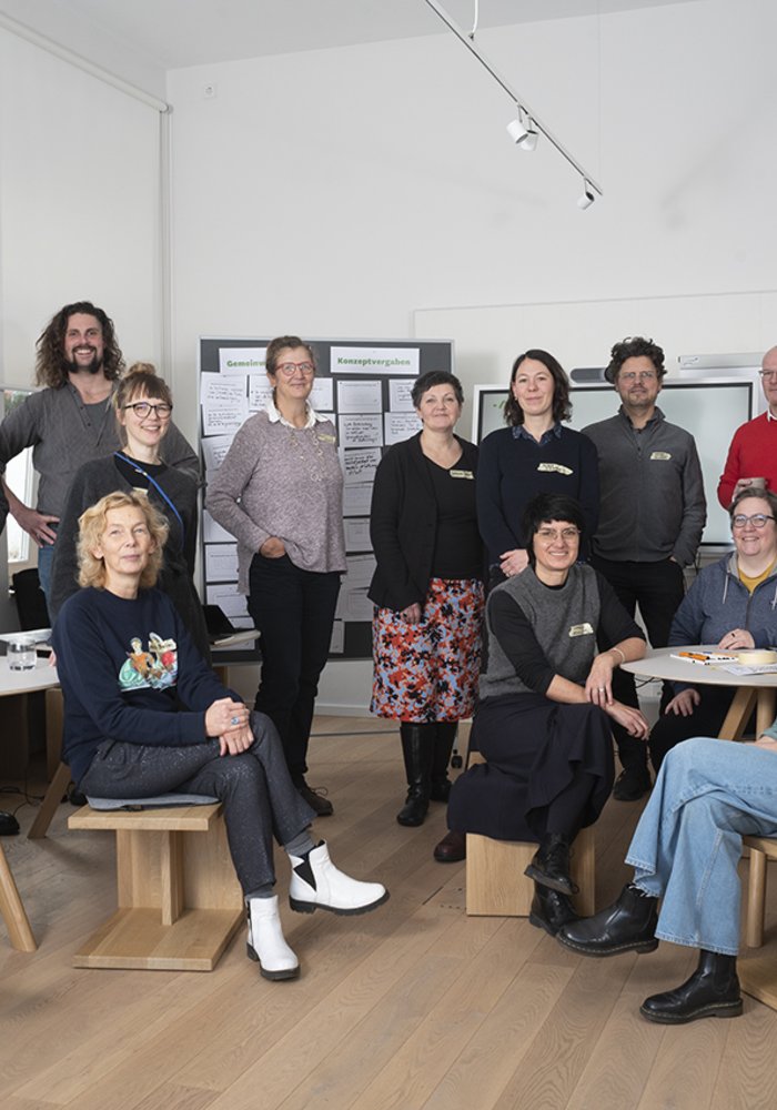 Ein Gruppenfoto von einem Beiratstreffen zum gemeinwohlorientierten Konzeptverfahren.